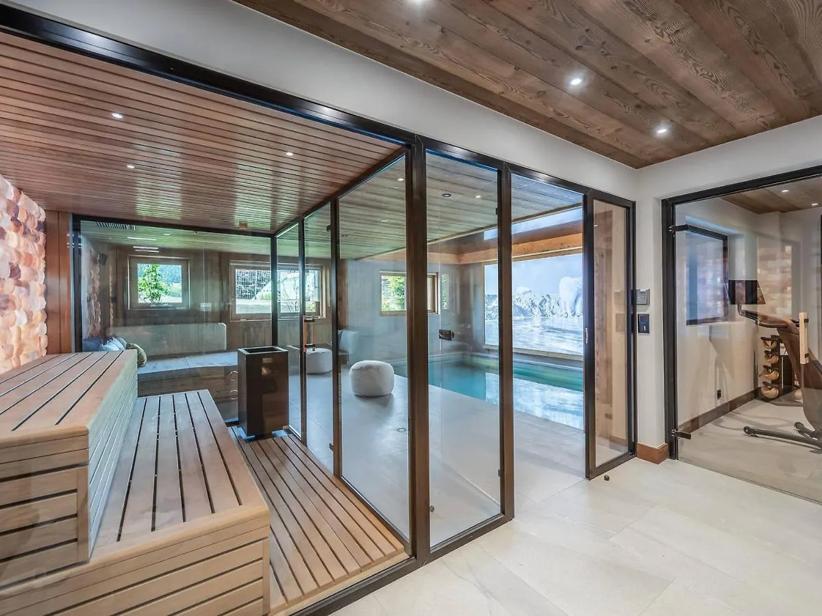 Chalet De Luxe A 2 Pas Des Pistes Avec Piscine, Sauna Et Salle De Sport - Fr-1-569-134 Megeve France