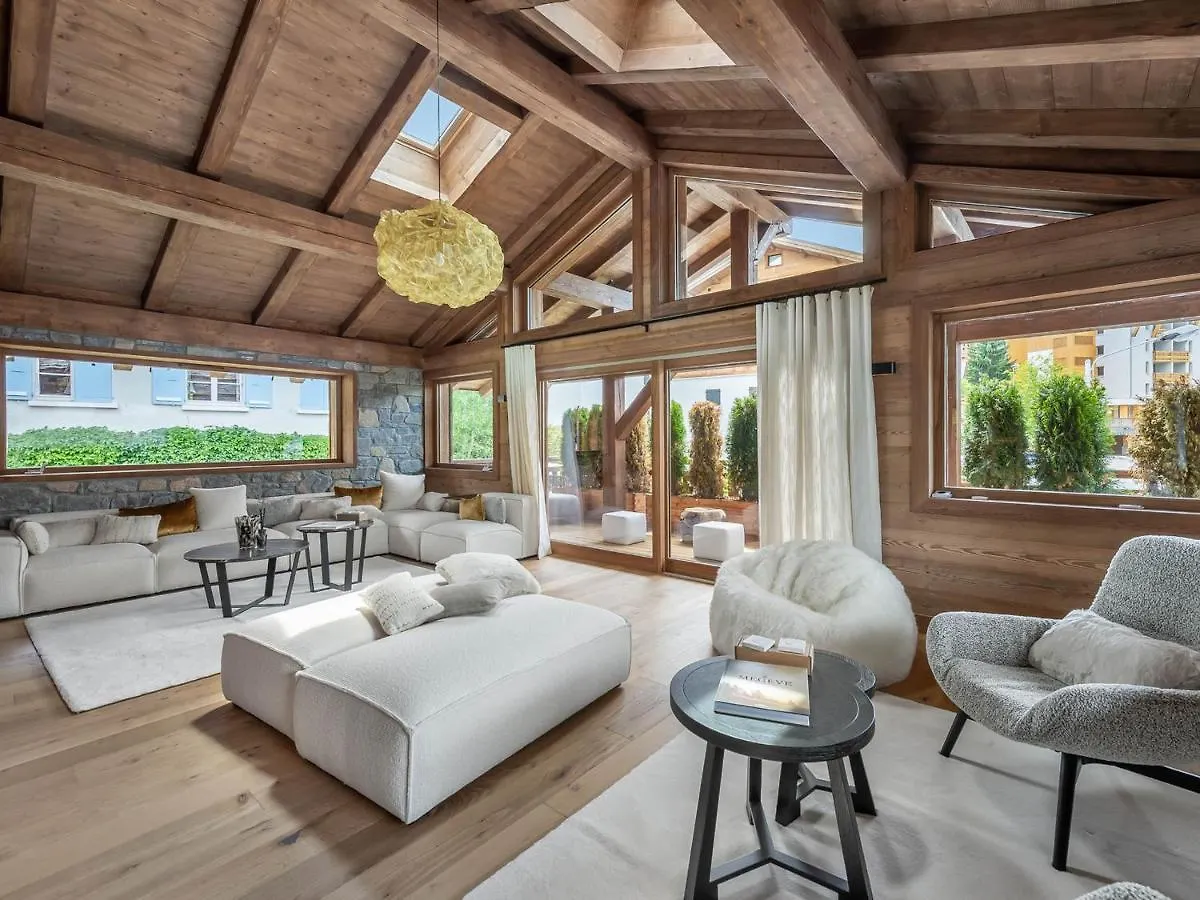 Chalet De Luxe A 2 Pas Des Pistes Avec Piscine, Sauna Et Salle De Sport - Fr-1-569-134 Megeve
